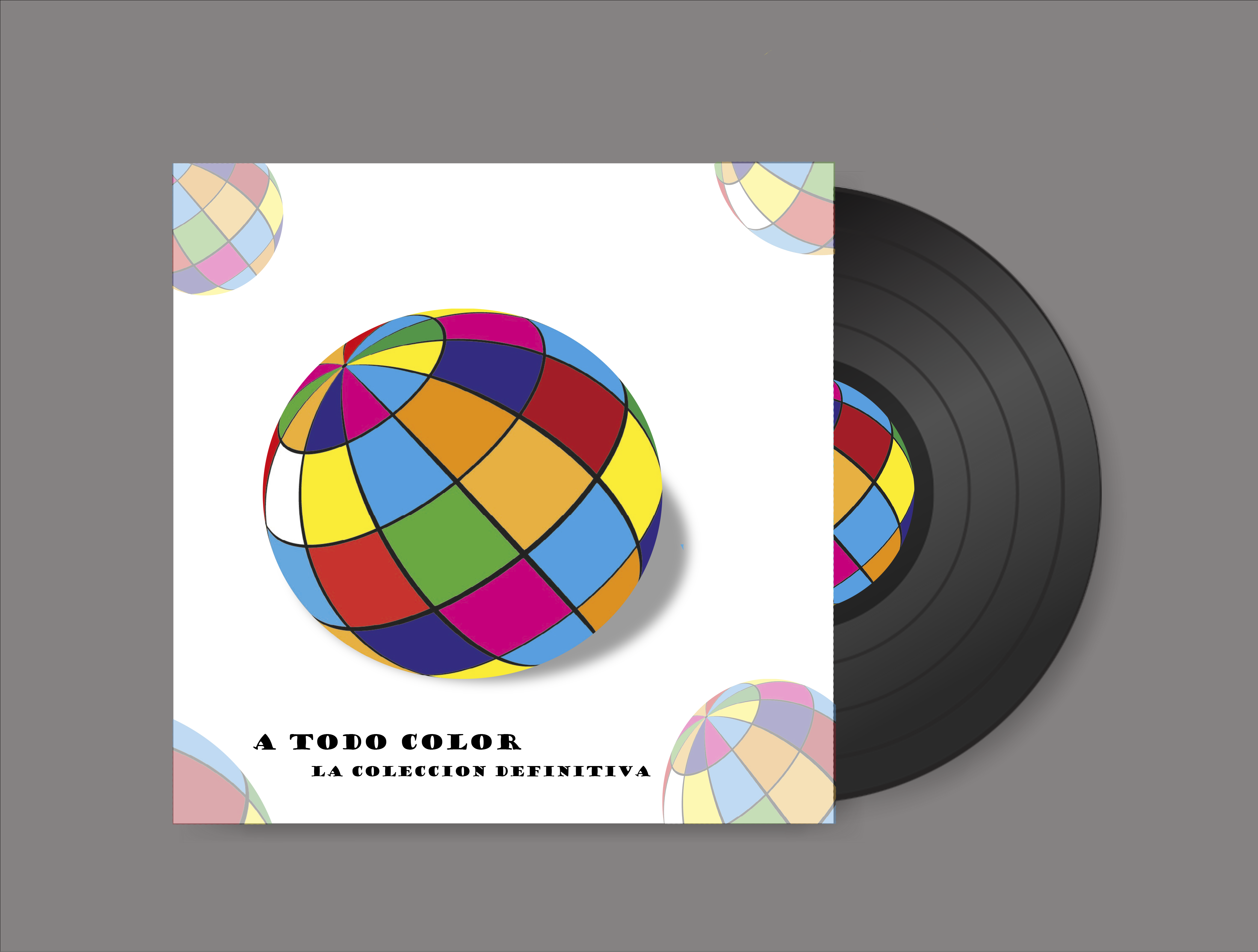 disco de vinilo con bola