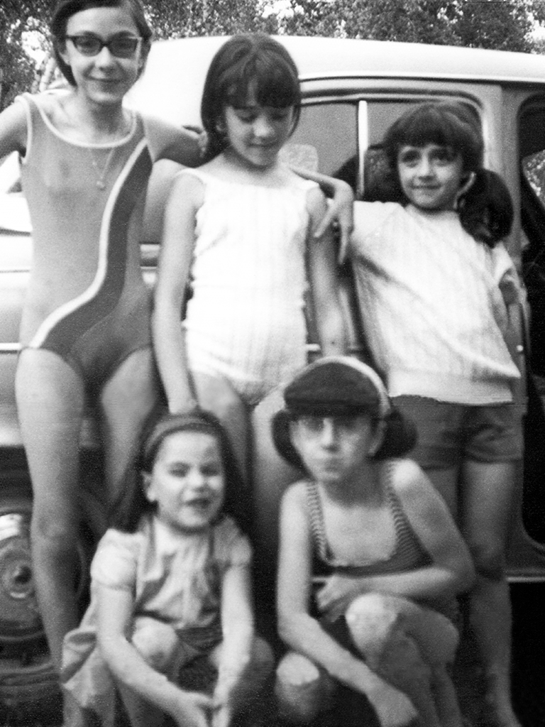 foto amigas restaurada